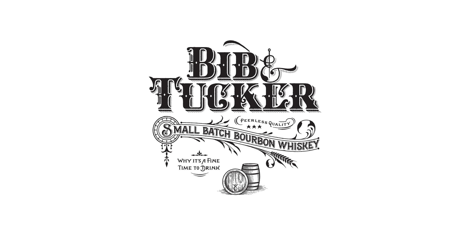Bib & Tucker Bourbon logo logotype