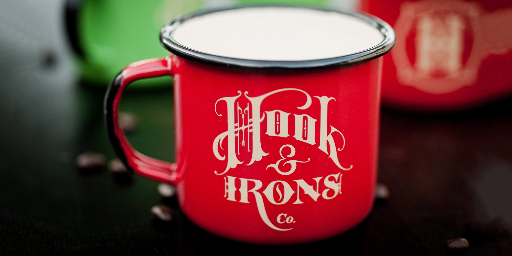 Hook & Irons mug design