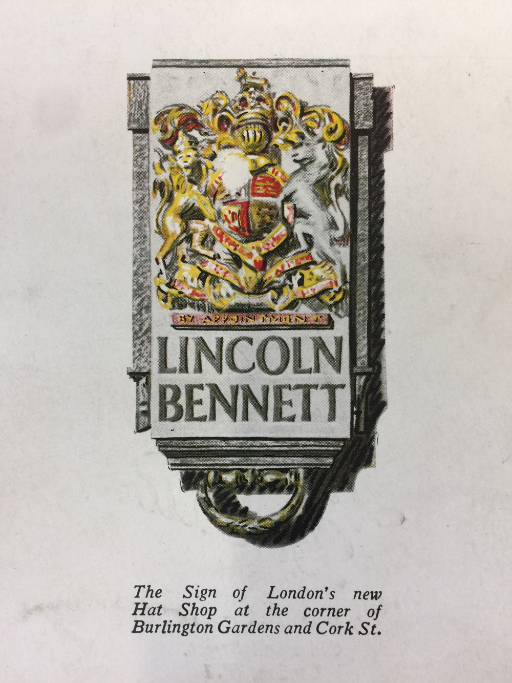 Lincoln Bennett shop sign